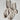 Her Socks - Modal Lurex: Ivory Gold