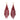 Beaded Handwoven Vine Fringe Earrings (Lilac/Wine)