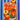 Wild Flower Orange Bent Birch Serving Tray
