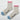 Color Block Girlfriend Socks : Grey Pink