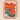Wild Flower Orange Bent Birch Serving Tray