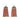 Beaded Handwoven Brocade Garden Earrings (Brown/Red)