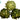4.3"D Preserved Artichoke Ball (3 ea/acetate box) Green