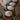 Wooden Tray with three Tapas Bowls