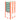 Green Stripe Taper Candles- set of 2