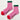Color Block Girlfriend Socks : Rose Green