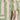 Cotton Pajamas in Green Stripe